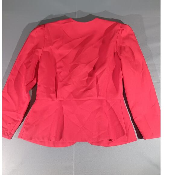 Vintage Tabby of California Red Blazer Size 14P 80s Power Suit Jacket USA Made - Picture 7 of 7